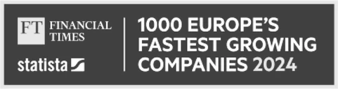 FT 1000 Europe's fastest growing companies 2024 badge